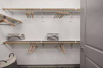 Walk in closet at Notch66 in Longmont, CO 80504